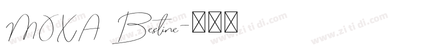 MOXA Bestine字体转换